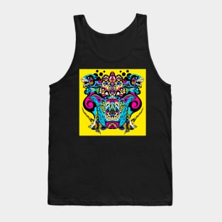 the mothman in buddha pattern hand of design ecopop Tank Top